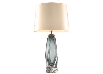 Broughton House Blue Glass Side- Lamp