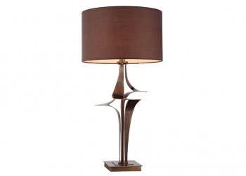 Broughton House Bronze Twist Side Lamp