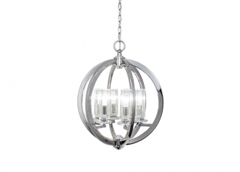 Broughton House Chrome Candle Lighting