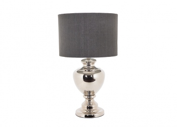 Broughton House Chrome Traditional Side Lamp