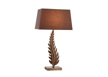Broughton House Leaf Design Side Lamp