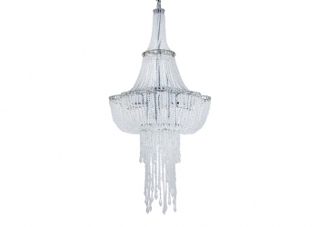 Broughton House Low Crystal Chandelier