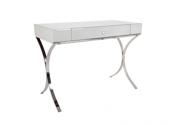 Broughton House Glass Leg Tall Side Table