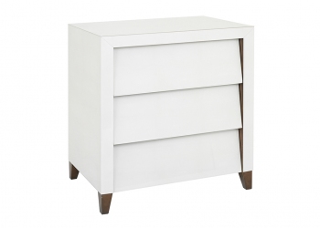 Broughton House White Drawer Side Table